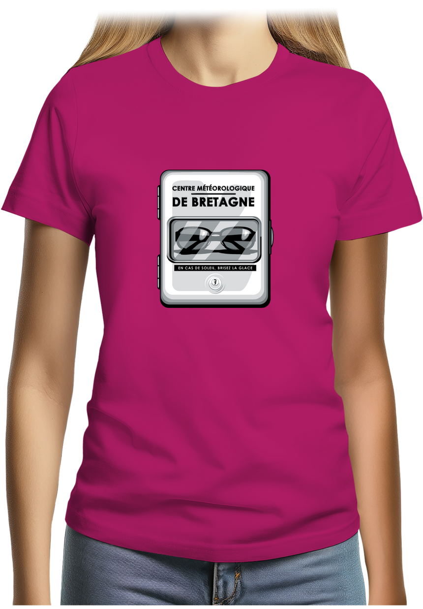 T-Shirt Femme Lunette de soleil Bretonne