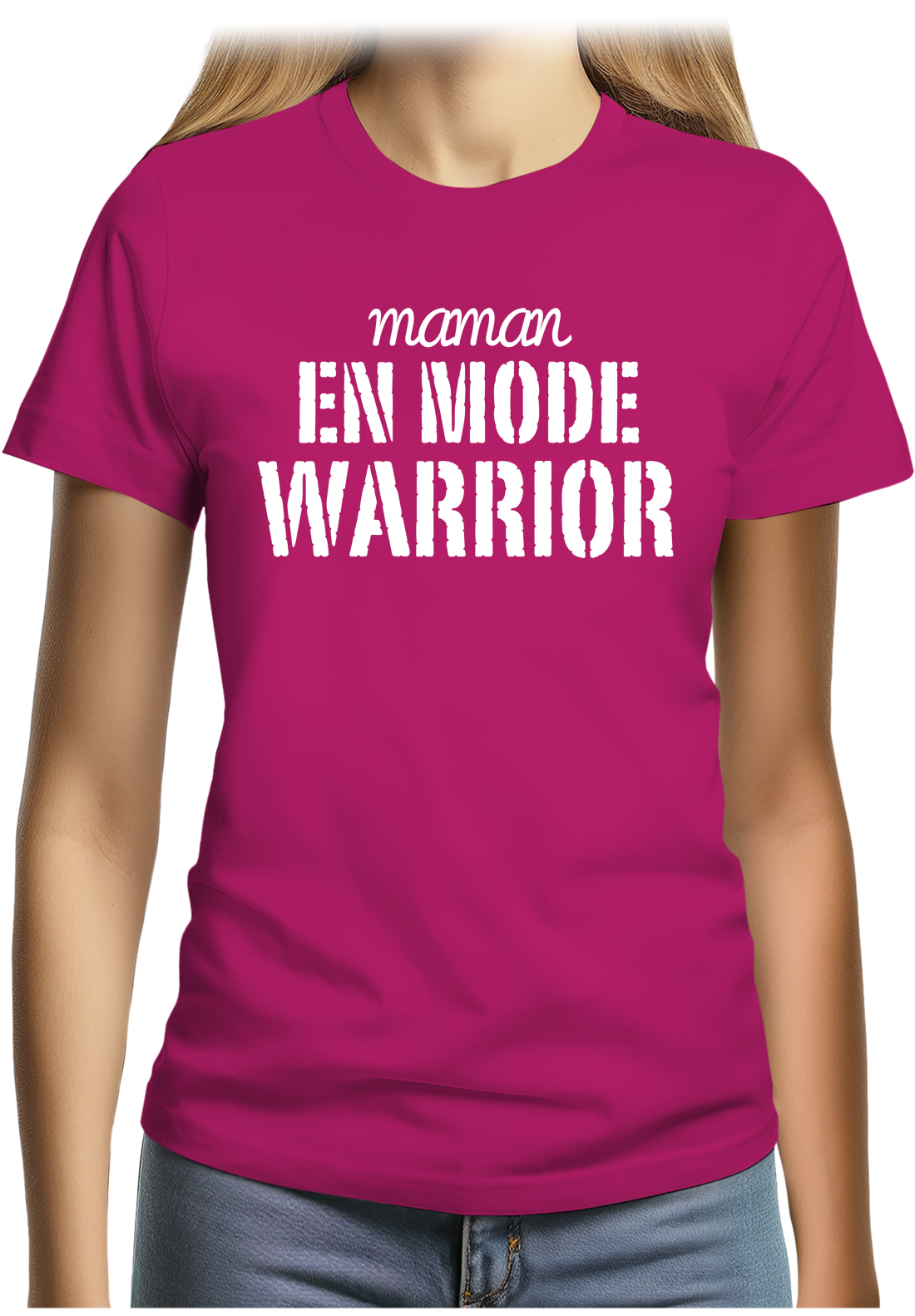 T-Shirt Femme Maman en mode Warrior