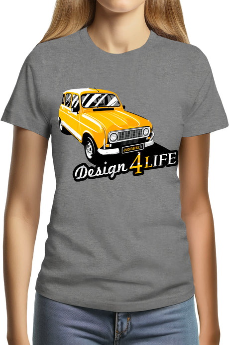 T-Shirt Femme Design 4L