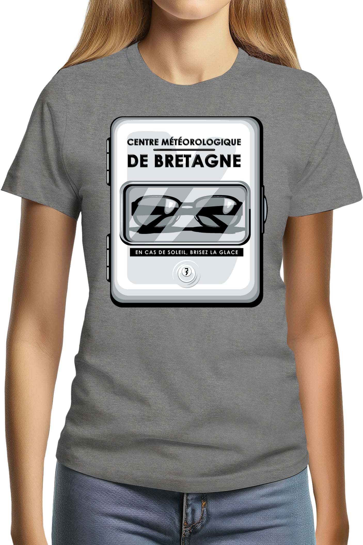 T-Shirt Femme Sun Glass Bretagne Lunette