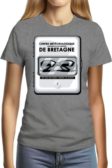 T-Shirt Femme Sun Glass Bretagne Lunette
