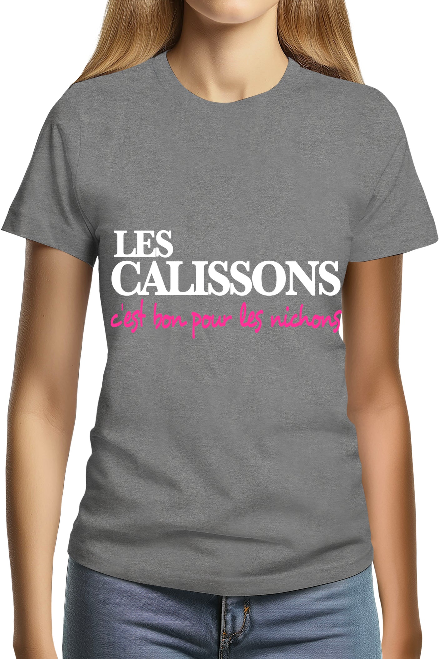 T-Shirt Femme Les Calissons C'est Bon Pour les nichons