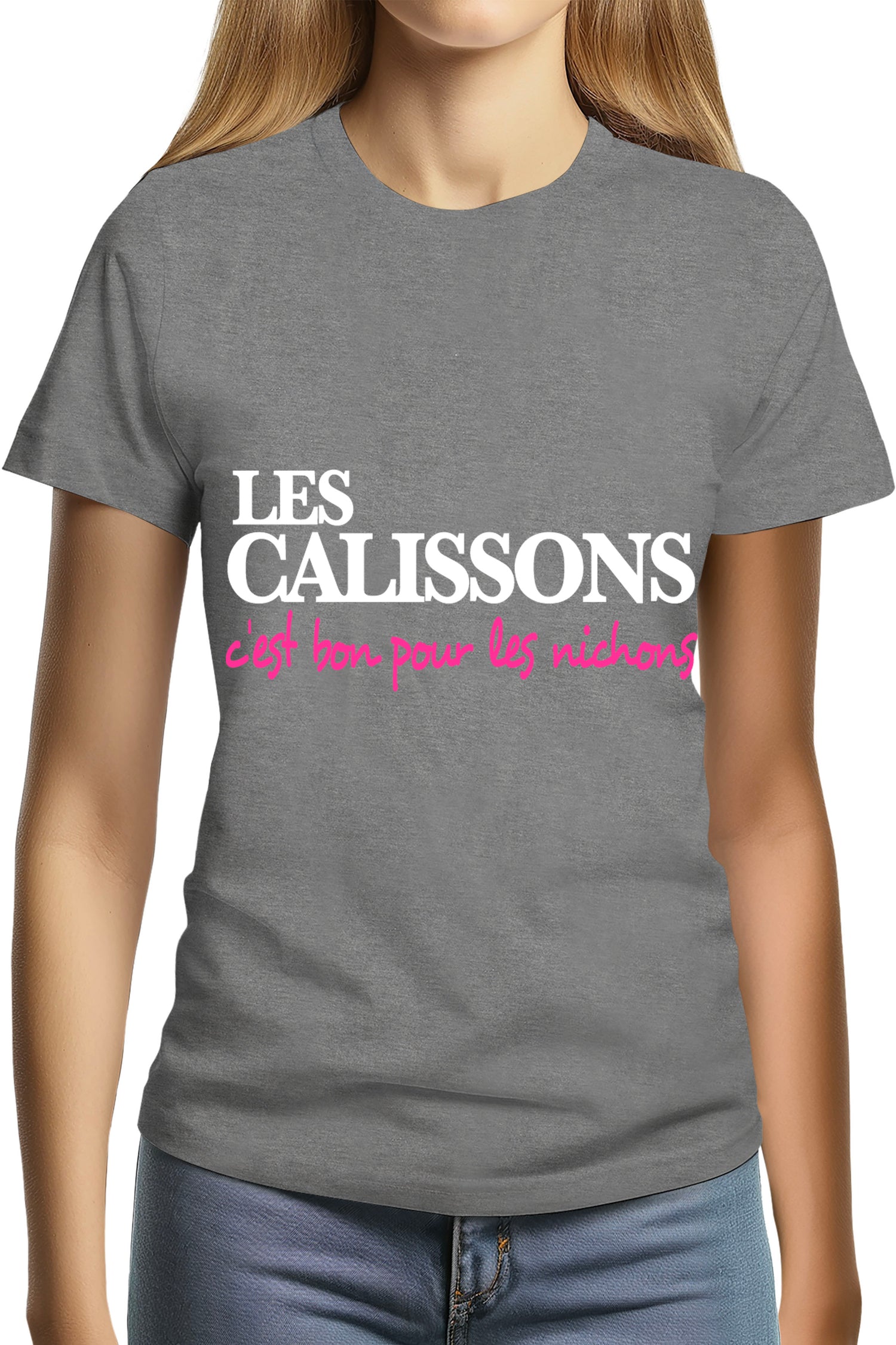 T-Shirt Femme Les Calissons C'est Bon Pour les nichons