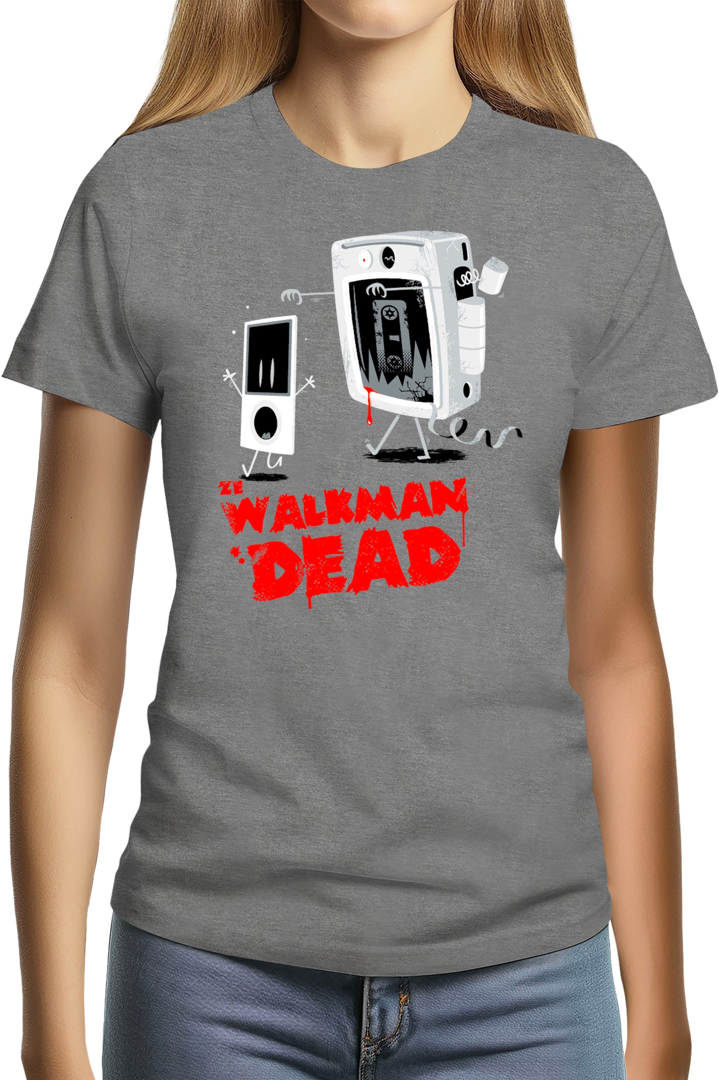 T-Shirt Femme Ze Walkman dead