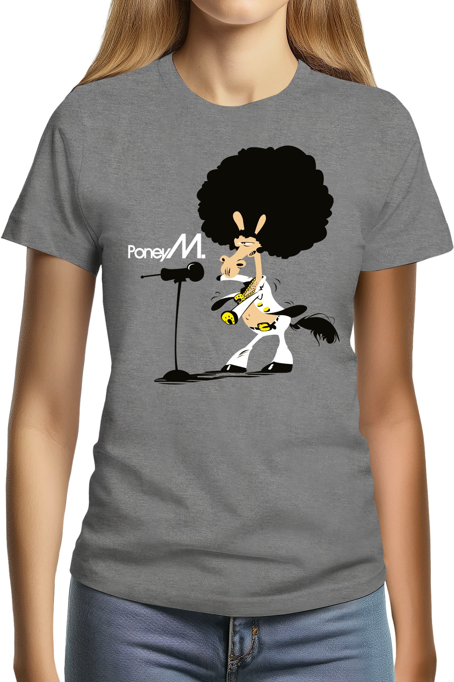 T-Shirt Femme Poney M