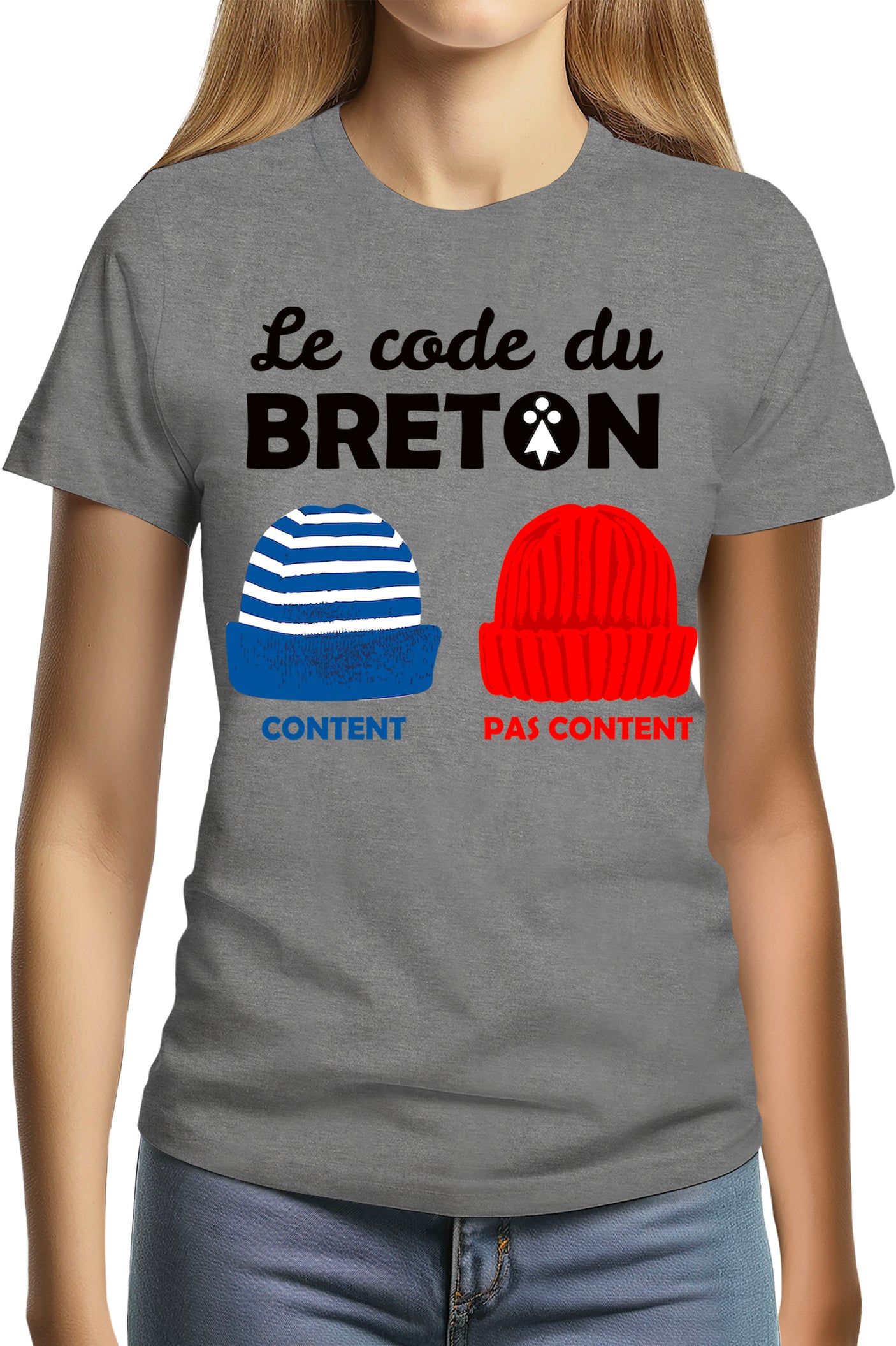 T-Shirt Femme Le code du Breton