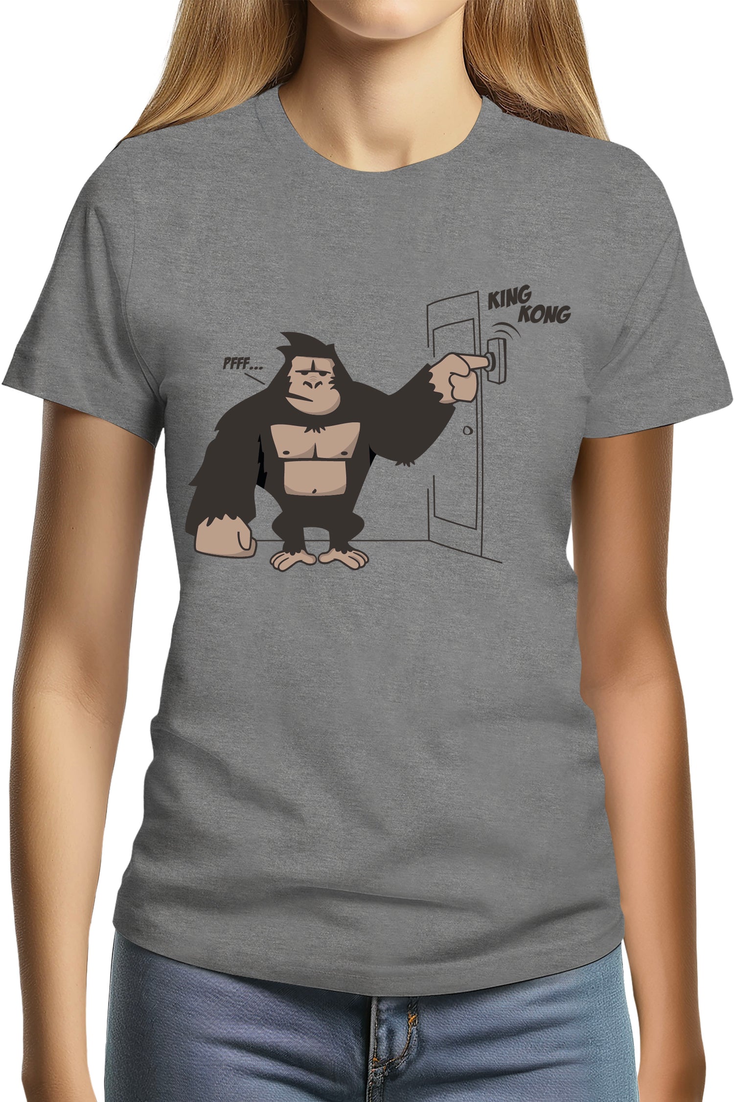 T-Shirt Femme King Kong sonnette