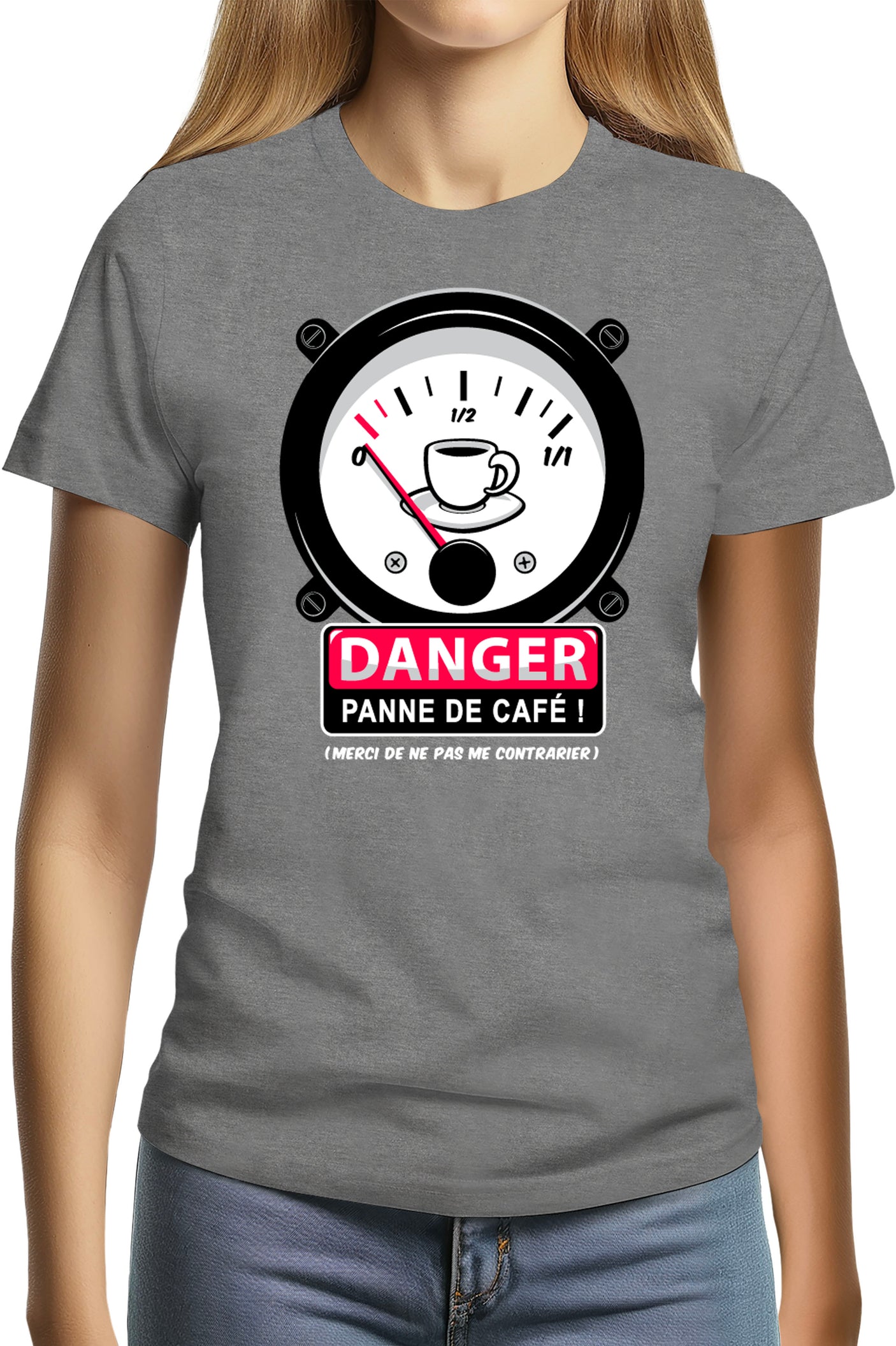 T-Shirt Femme Panne sèche de café