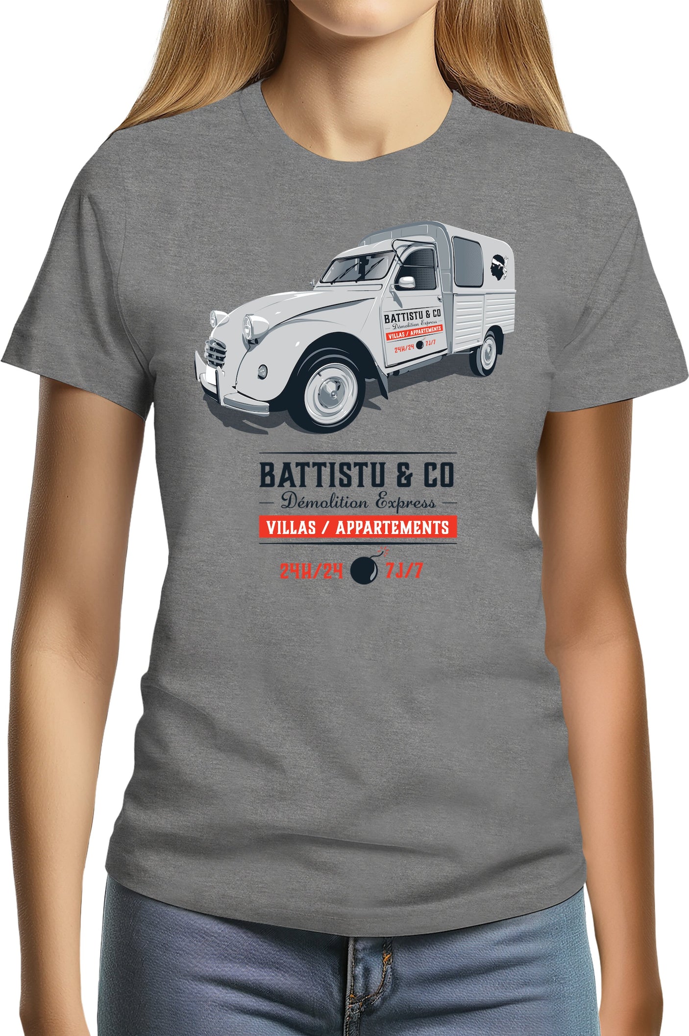 T-Shirt Femme Deuch battistu