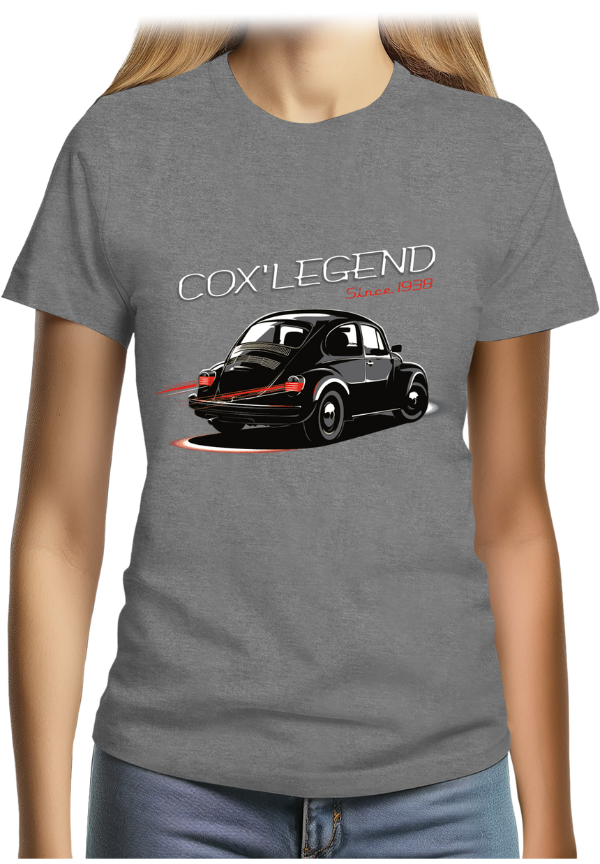 T-Shirt Femme Voiture Coccinelle legend driver