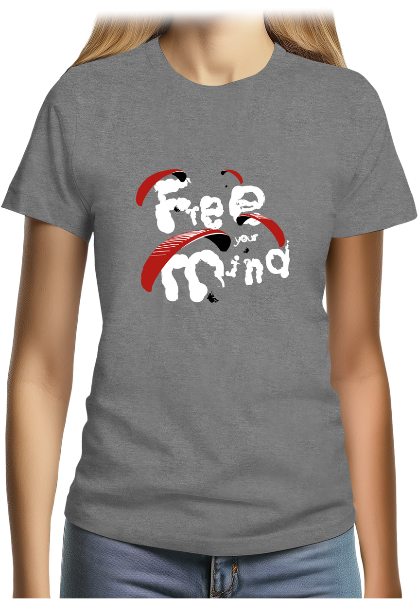 T-Shirt Femme Free Your Mind in The Sky