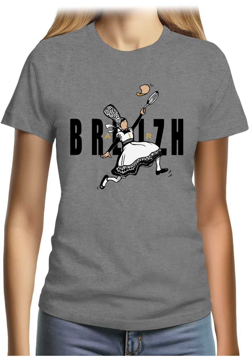 T-Shirt Femme Air Breizh les crêpes bretonnes sportives