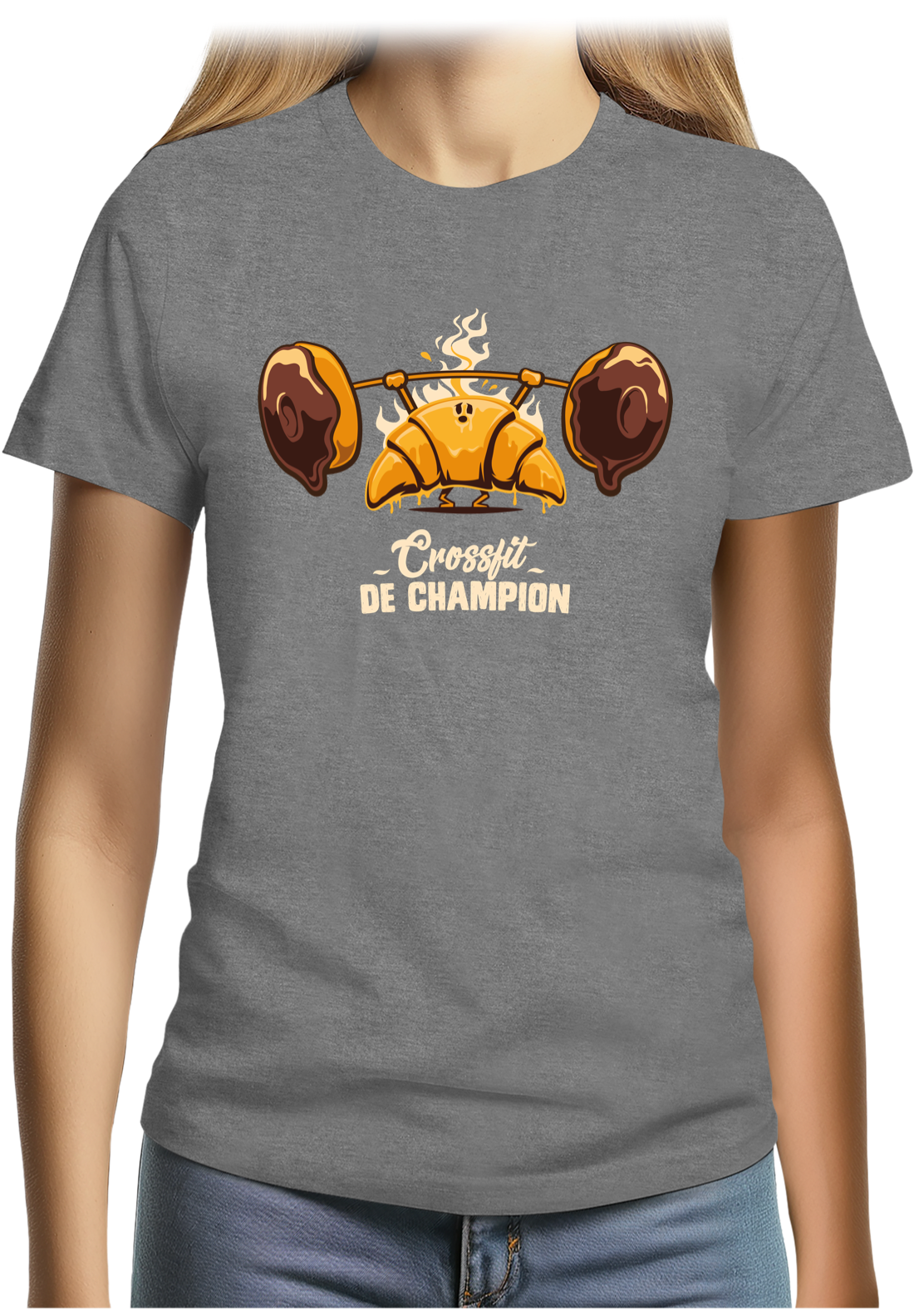 T-Shirt Femme Champion des petits déjeuners