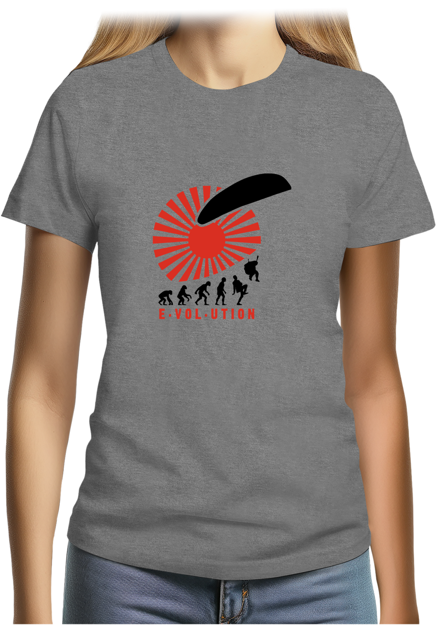 T-Shirt Femme Évolution Parapentiste