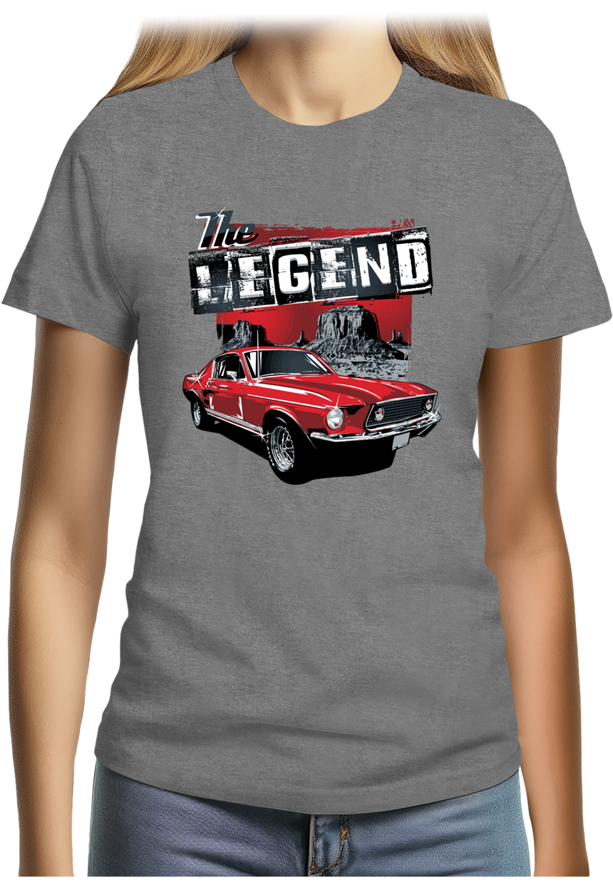 T-Shirt Femme Voiture The Fastback Legend
