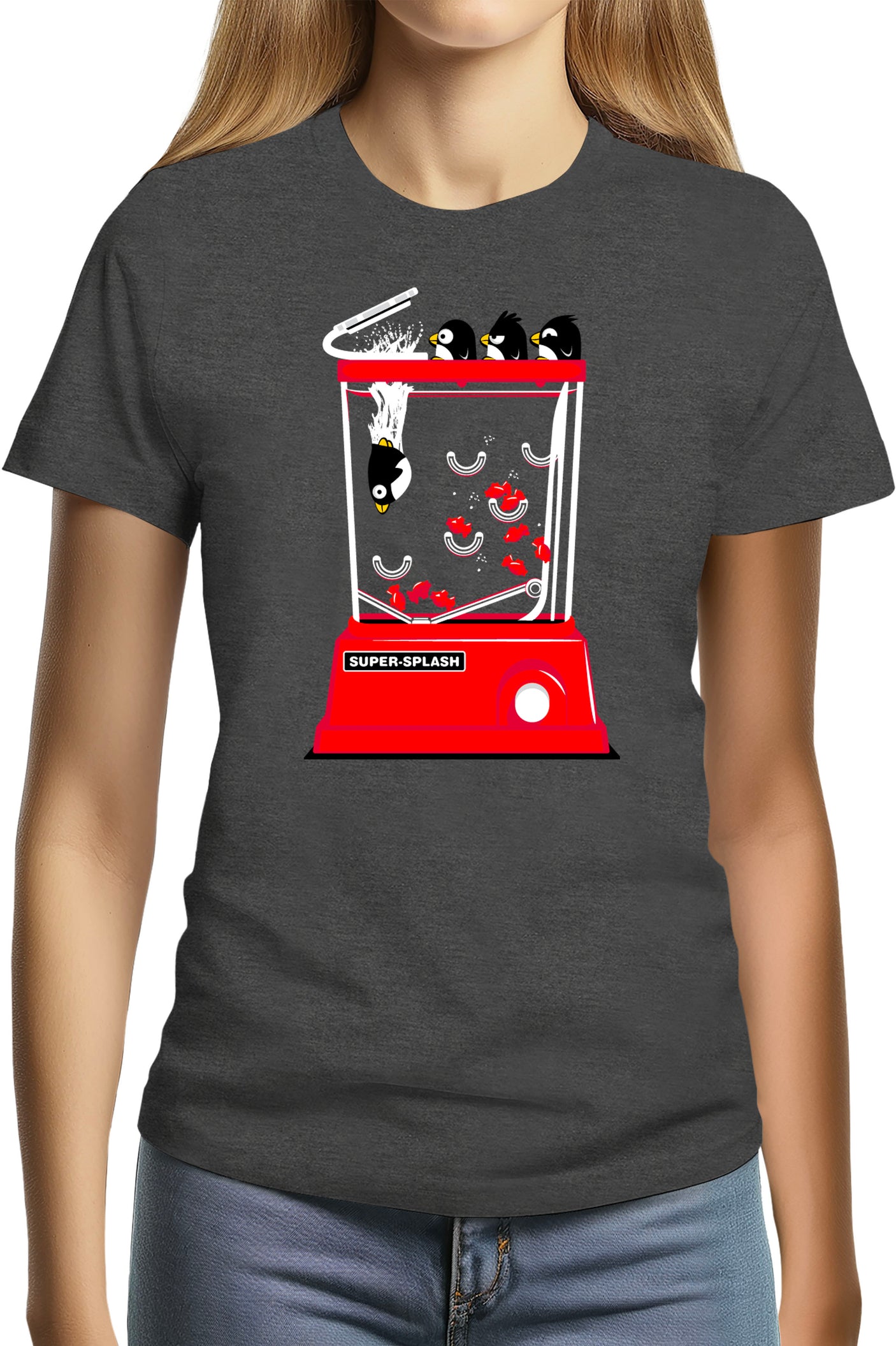 T-Shirt Femme Super Splash Pingouin