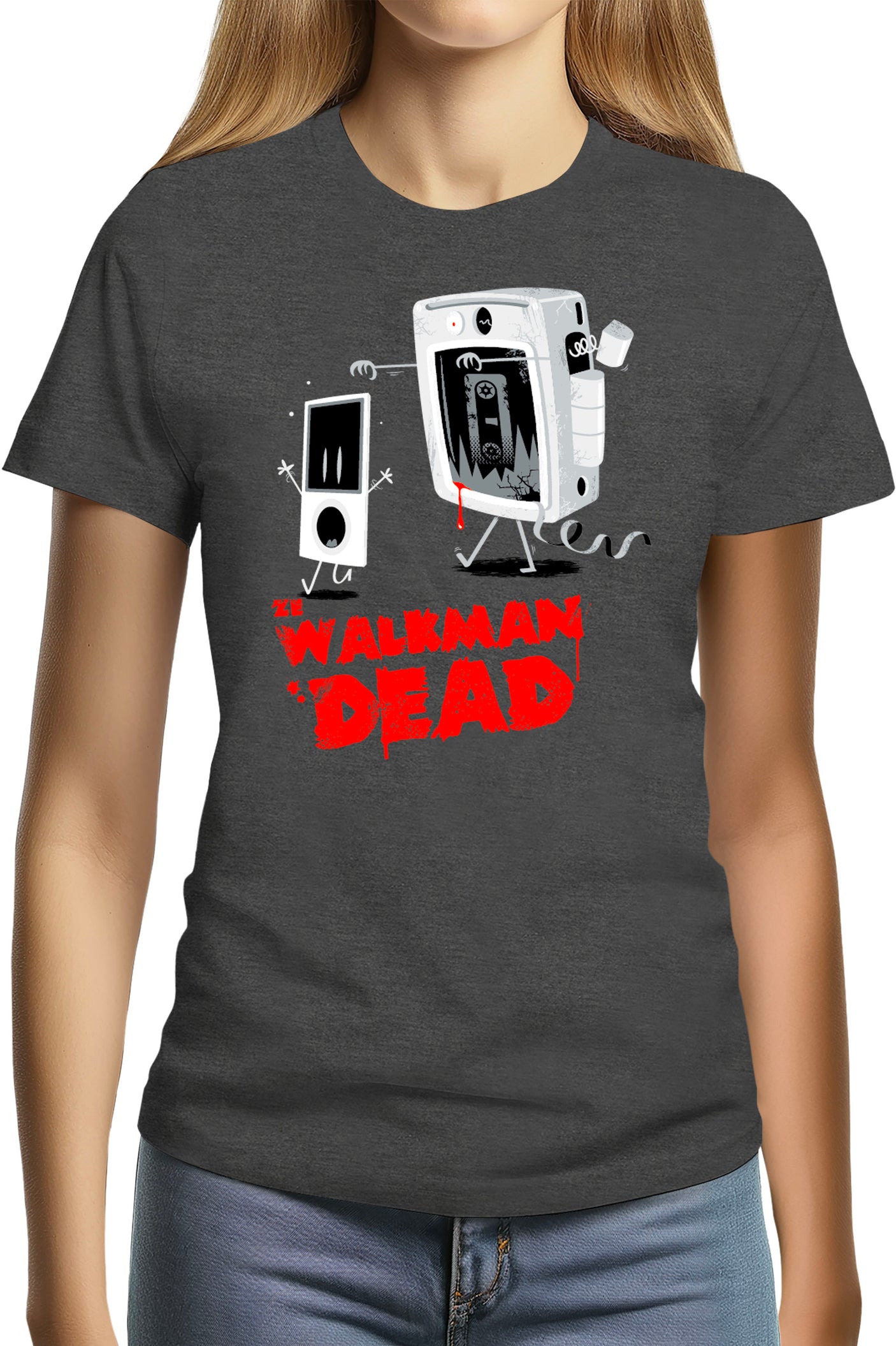 T-Shirt Femme Ze Walkman dead
