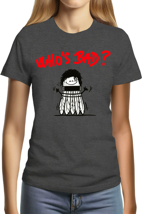 T-Shirt Femme Le badminton par Michael Jackson