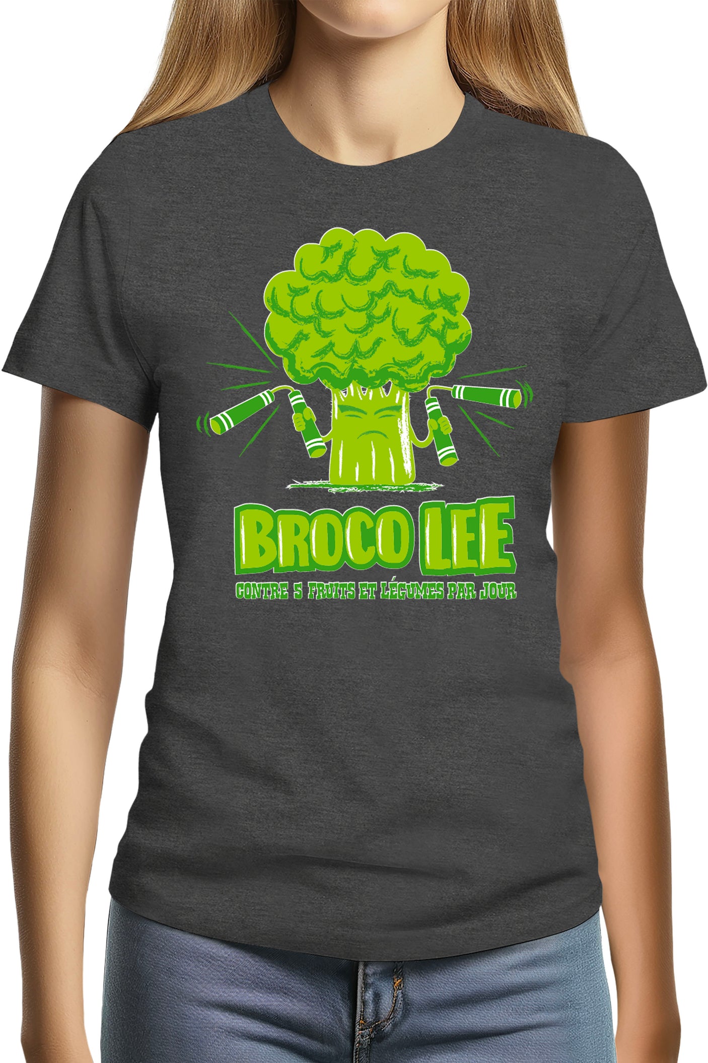T-Shirt Femme Broco Lee 5 fruits et légumes