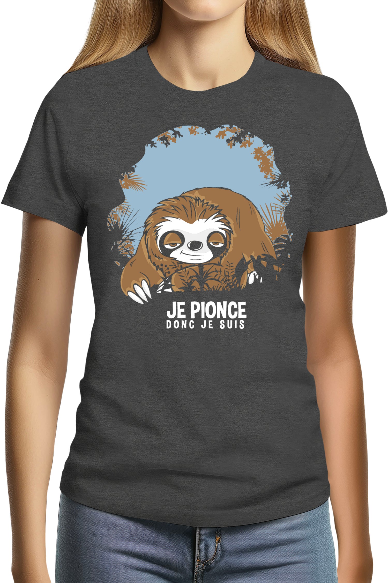T-Shirt Femme Je pionce donc je suis