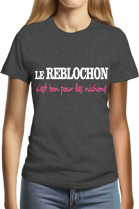 T-Shirt Femme Le reblochon nichons