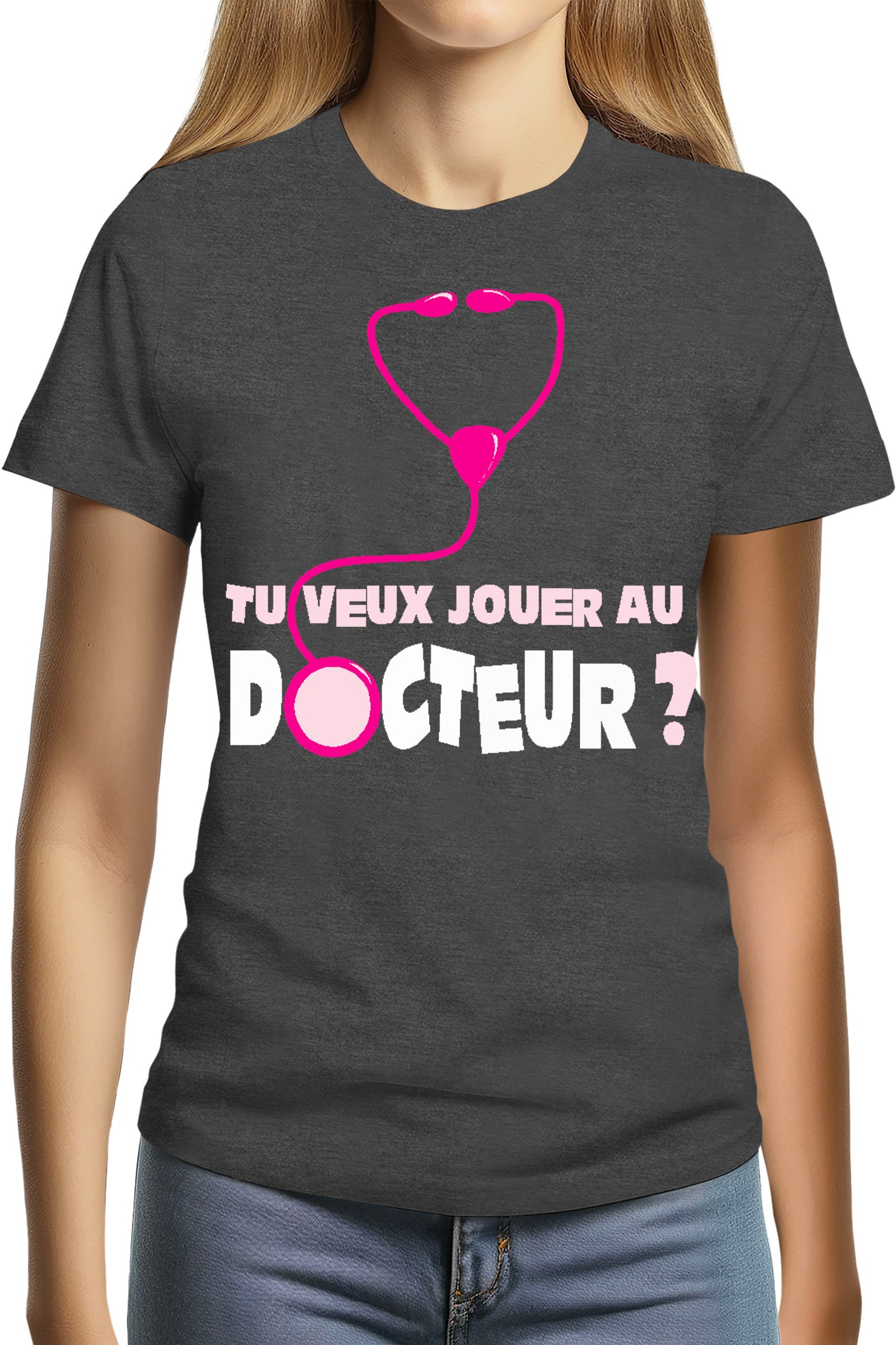 T-Shirt Femme Tu Veux Jouer Au Docteur