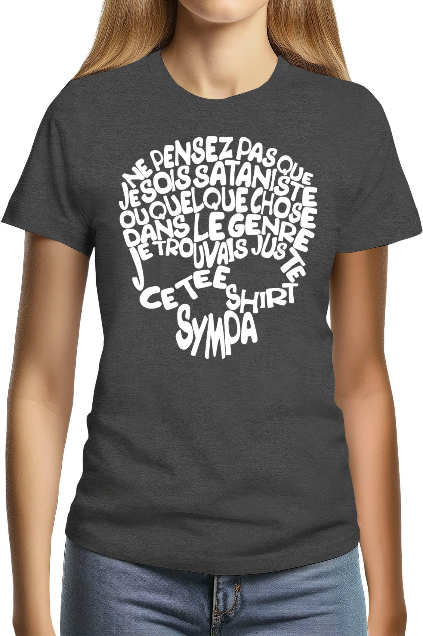 T-Shirt Femme Subliminable tête de mort