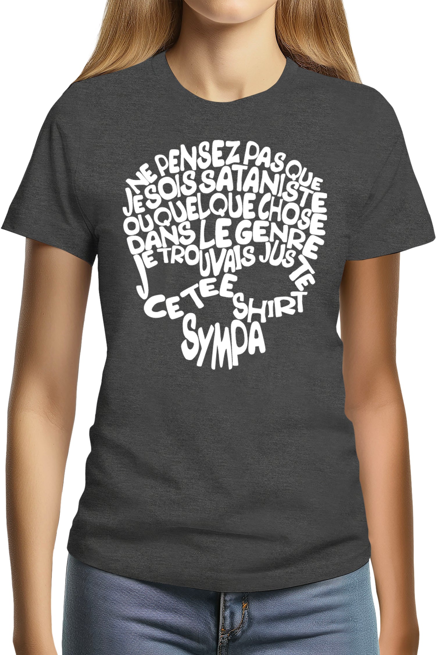 T-Shirt Femme Subliminable tête de mort