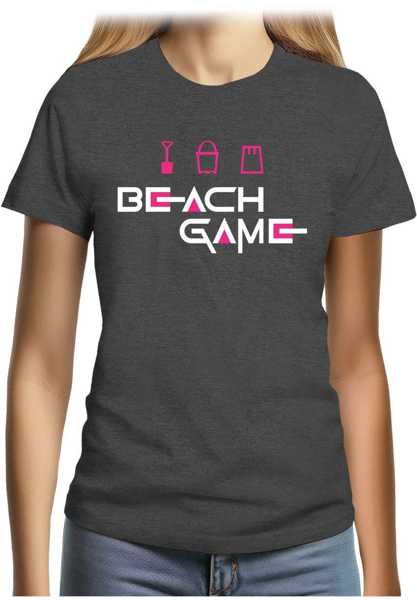 T-Shirt Femme Beach game