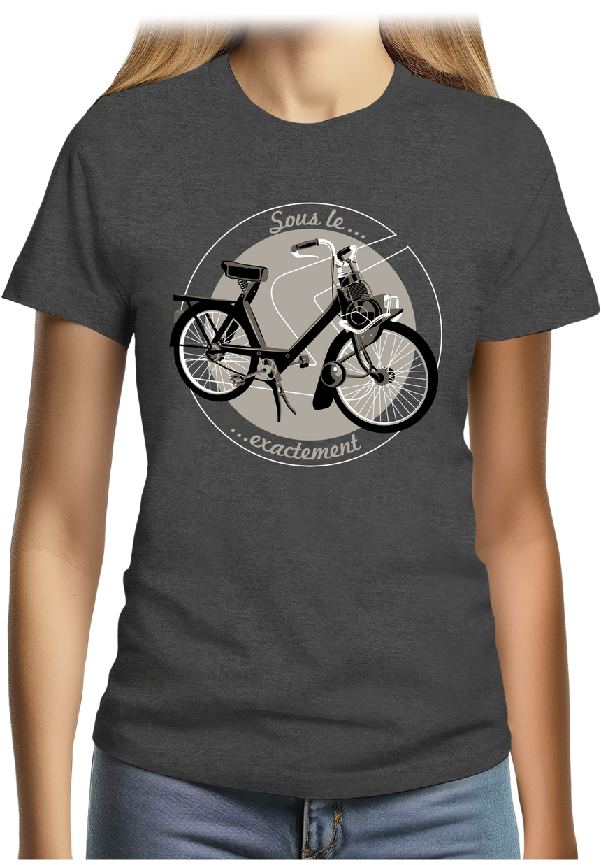 T-Shirt Femme Vélo sous le solex