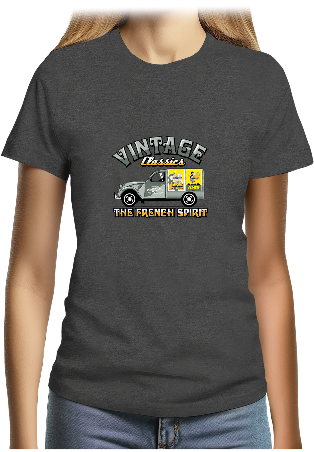 T-Shirt Femme Deuch french spirit d'alcool d'anis
