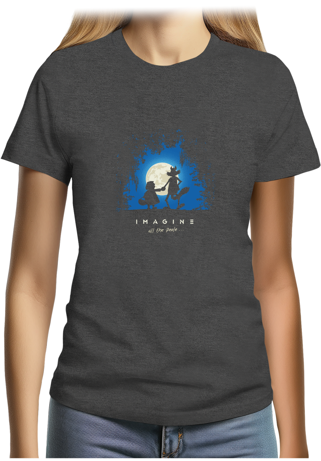 T-Shirt Femme Conte loup et chaperon rouge