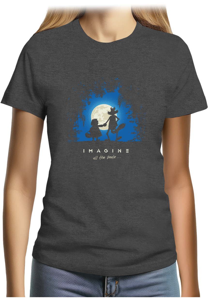 T-Shirt Femme Conte loup et chaperon rouge