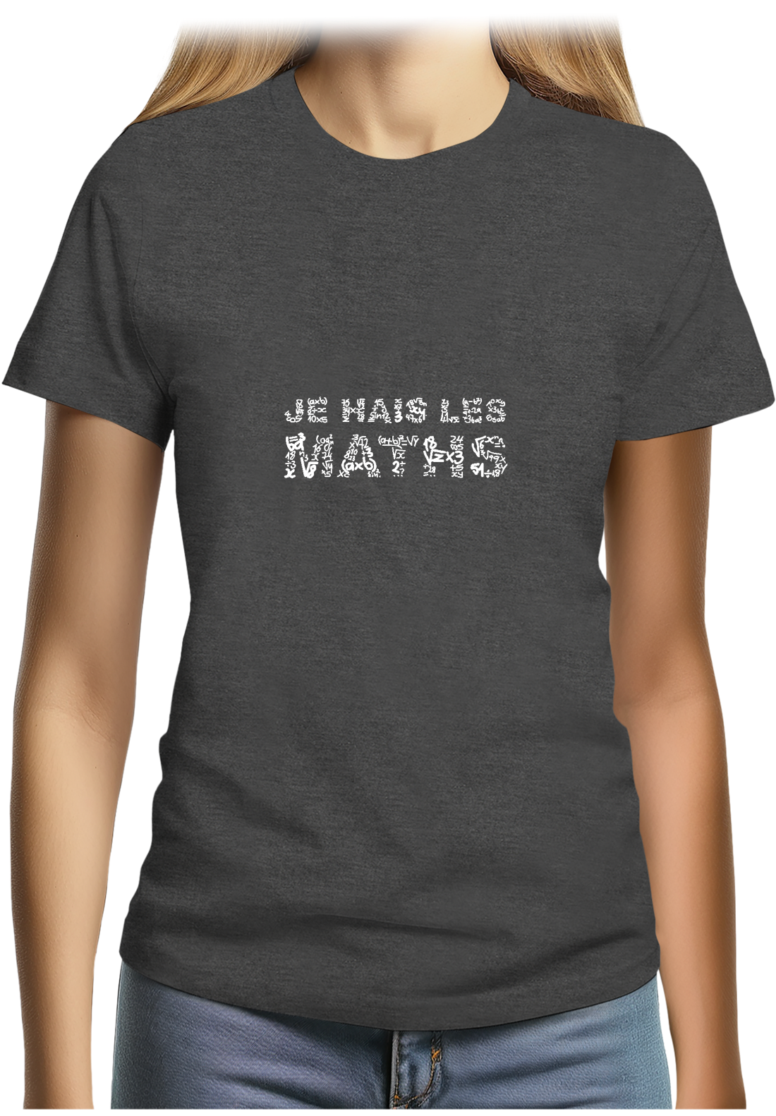 T-Shirt Femme Je Hais Les Maths