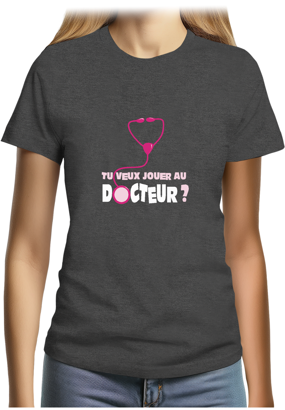 T-Shirt Femme Tu Veux Jouer Au Docteur ?