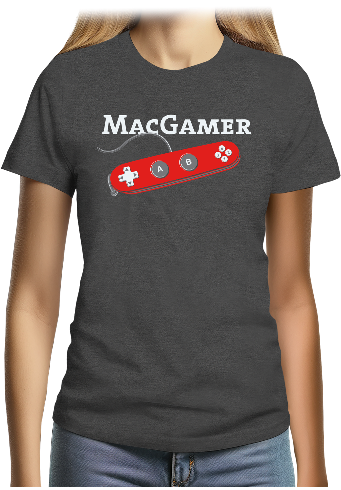 T-Shirt Femme La manette MacGamer