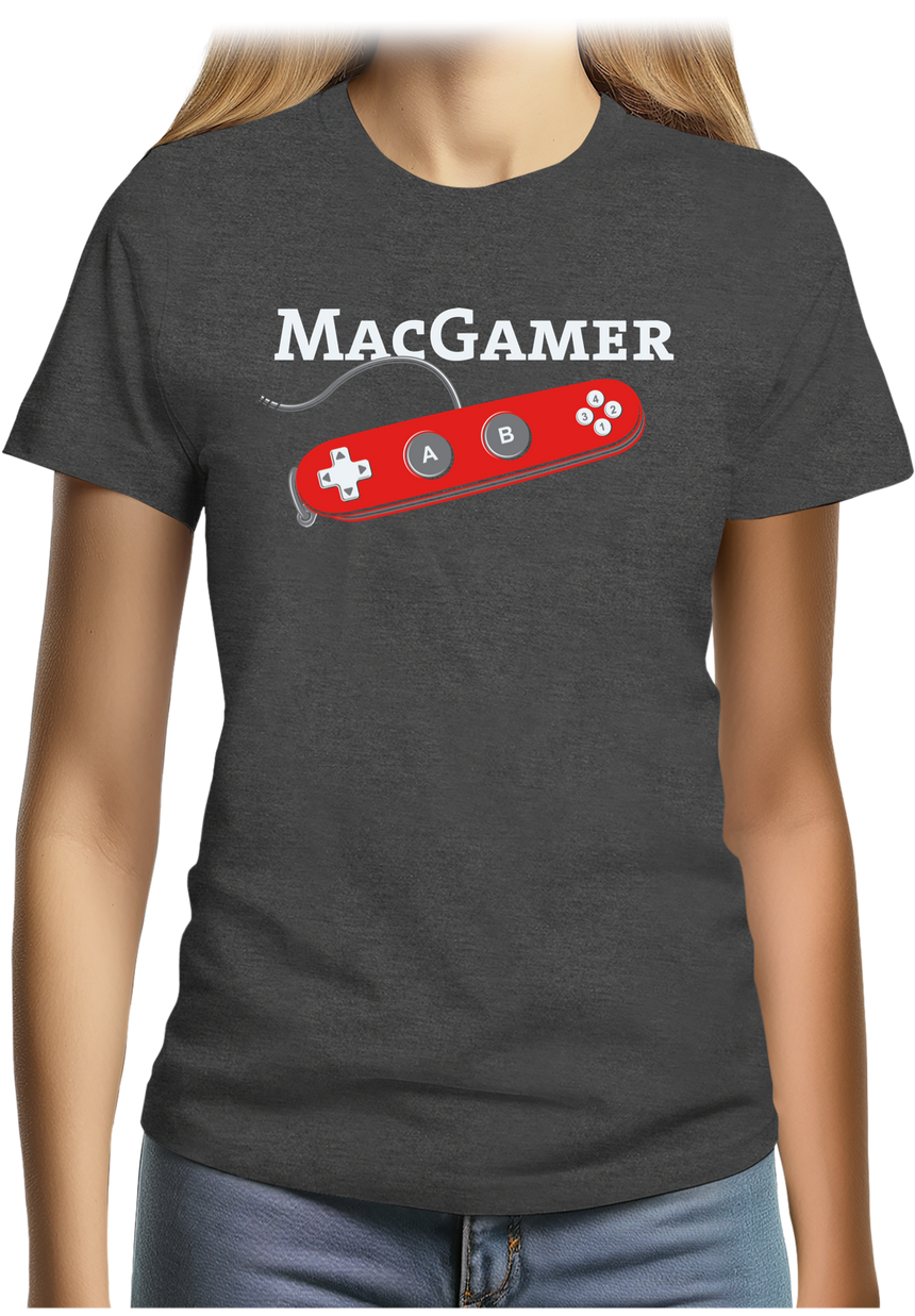 T-Shirt Femme La manette MacGamer