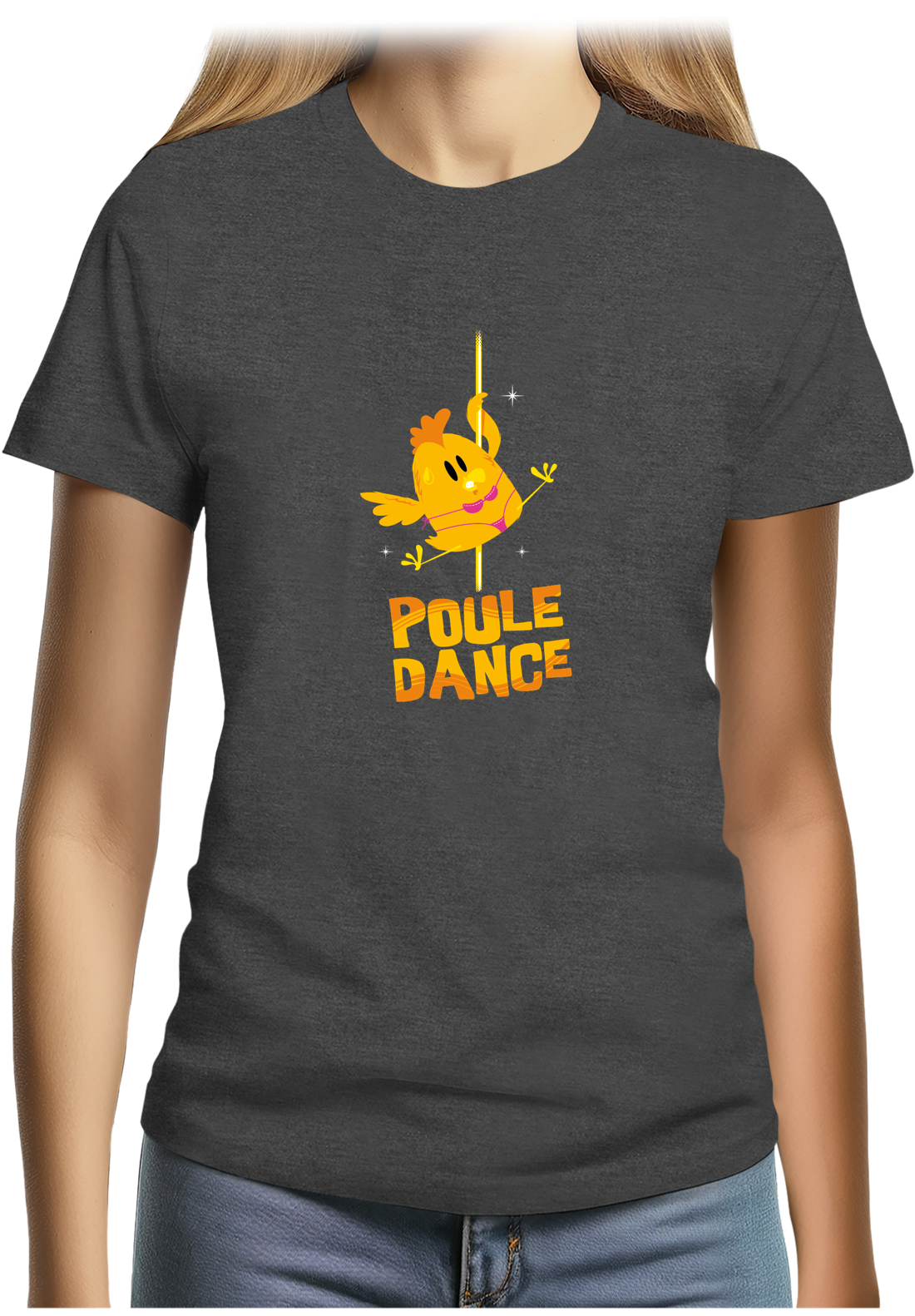 T-Shirt Femme Poule Dance
