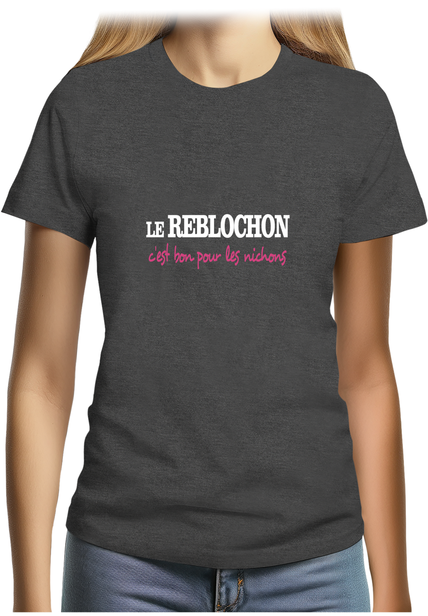 T-Shirt Femme Le reblochon nichons