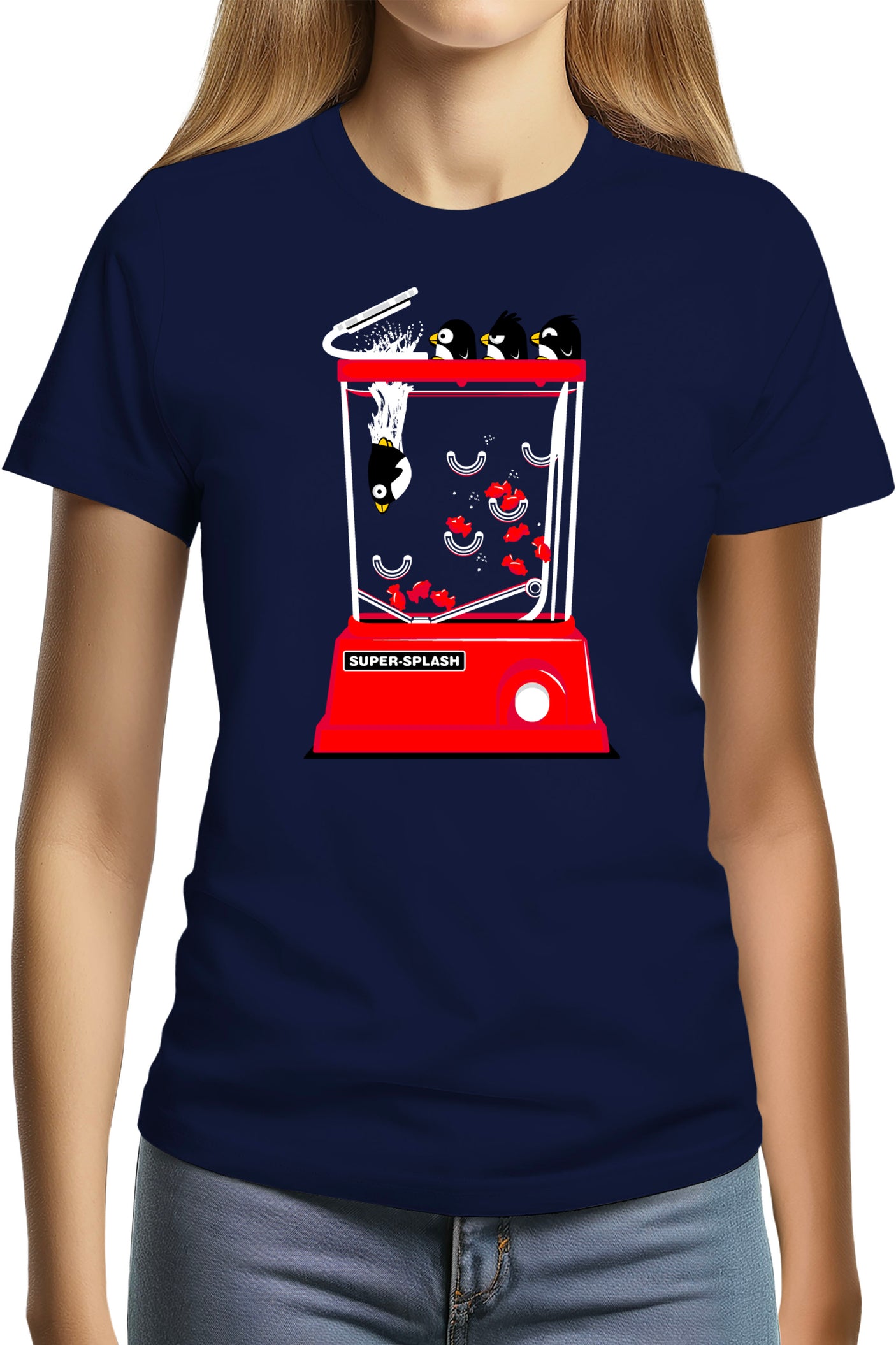 T-Shirt Femme Super Splash Pingouin