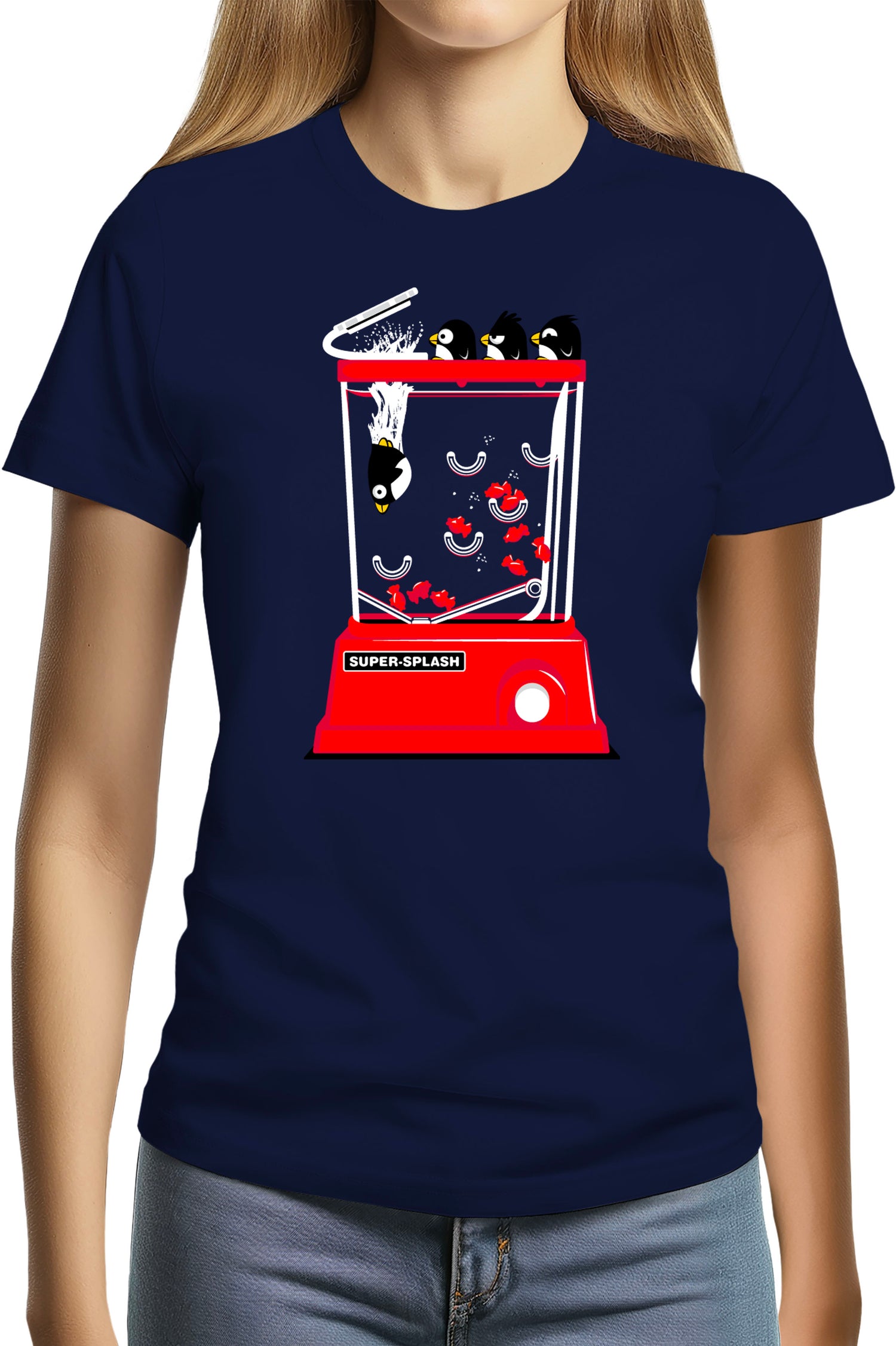 T-Shirt Femme Super Splash Pingouin