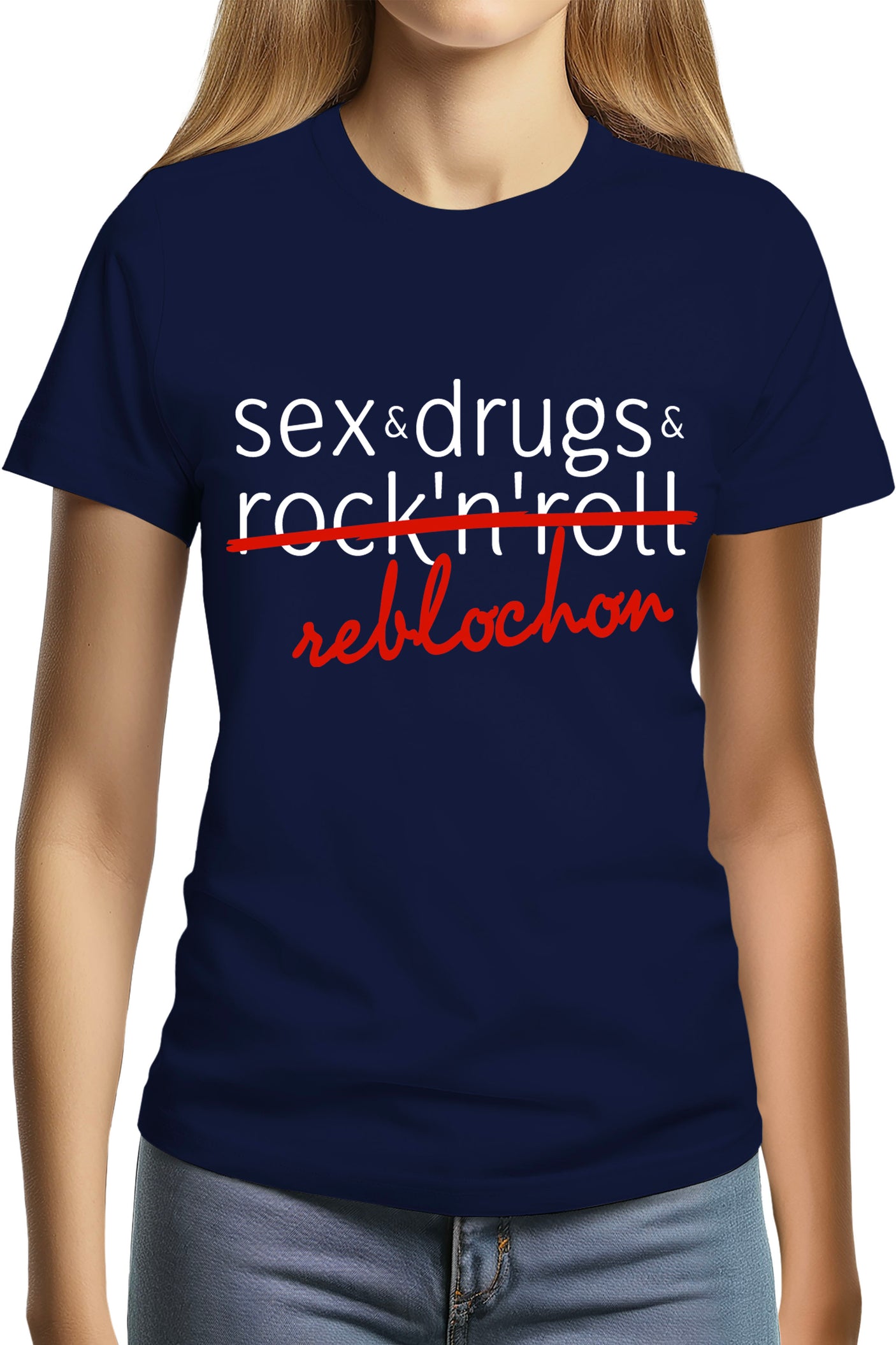T-Shirt Femme Snow Sex Rock Fromage