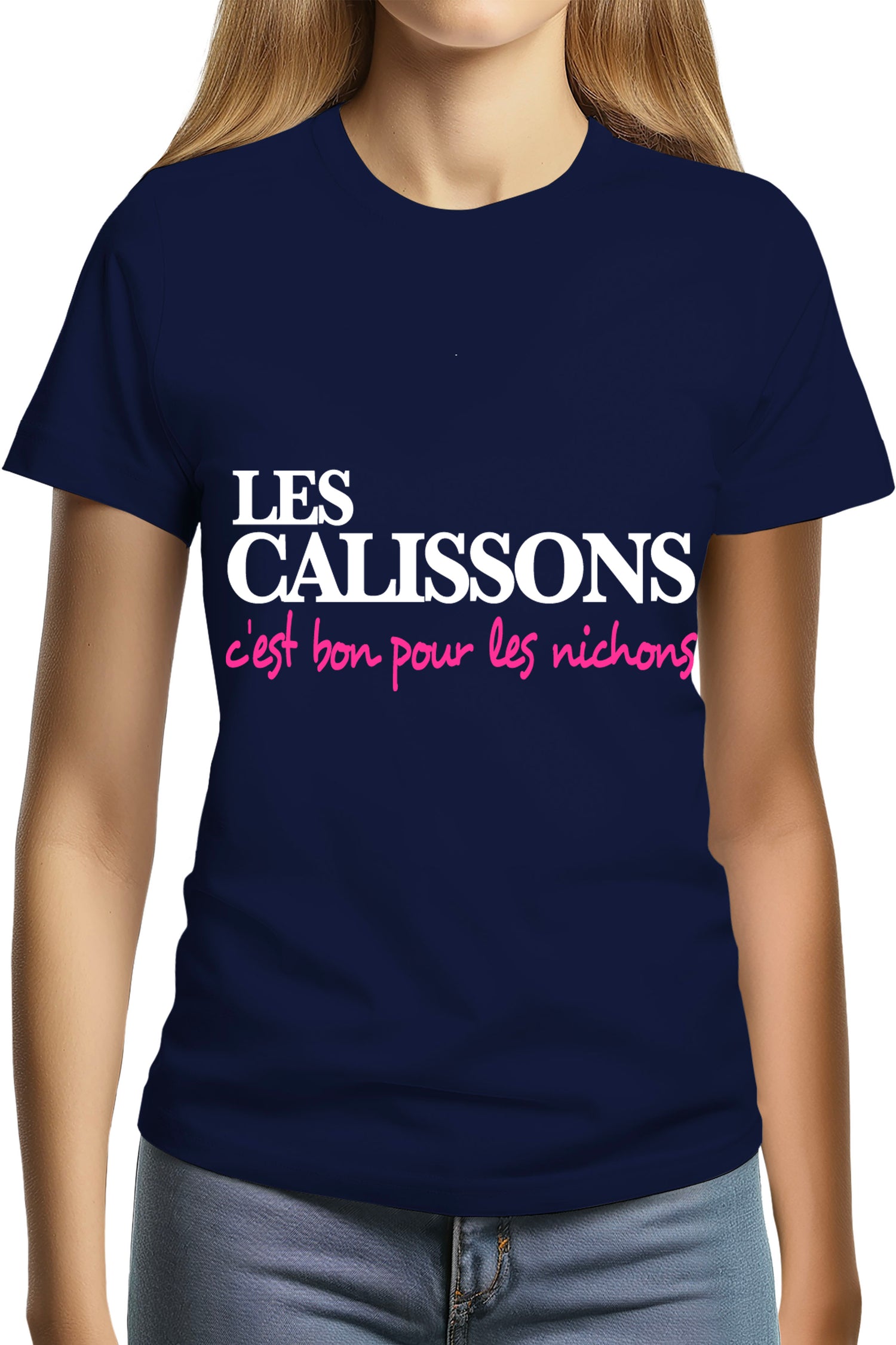 T-Shirt Femme Les Calissons C'est Bon Pour les nichons