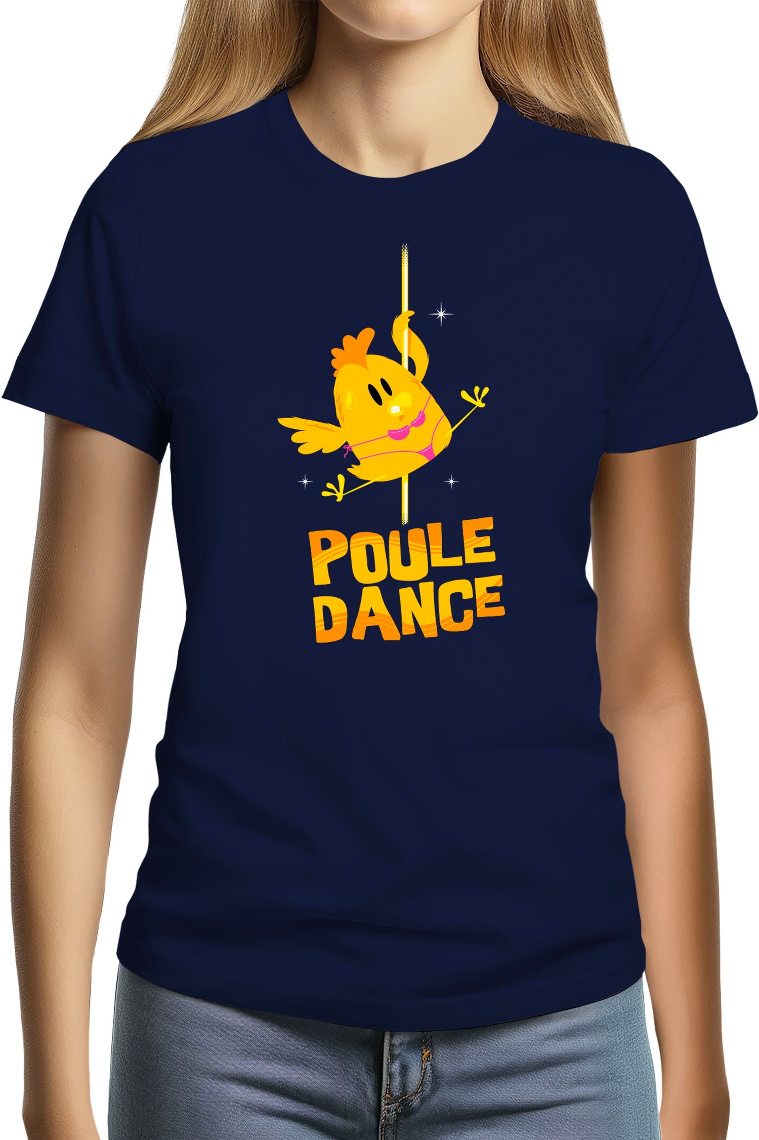 T-Shirt Femme Poule Dance