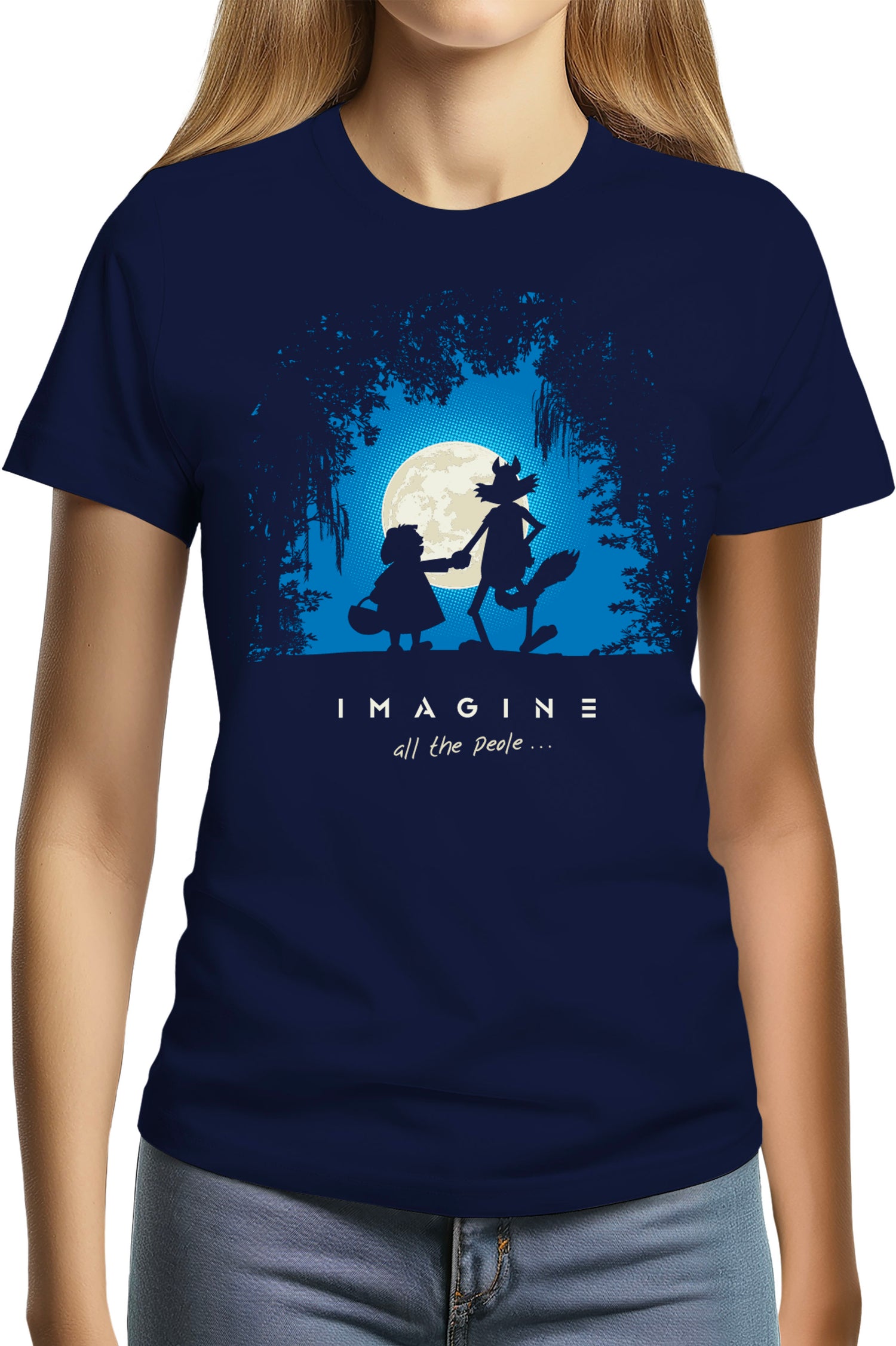 T-Shirt Femme Conte loup et chaperon