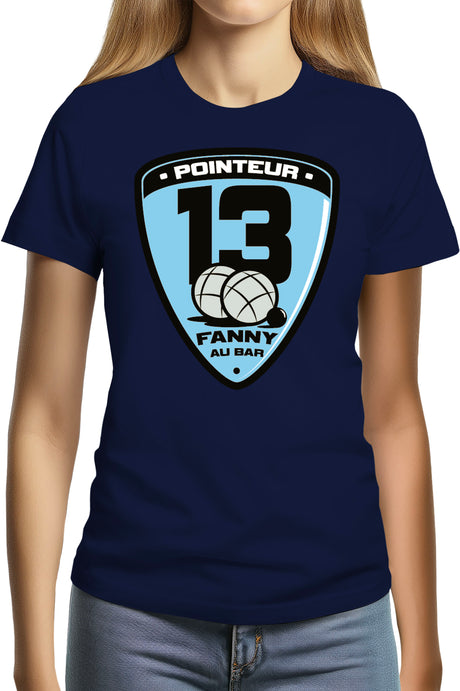 T-Shirt Femme Fanny au bar, pointeur