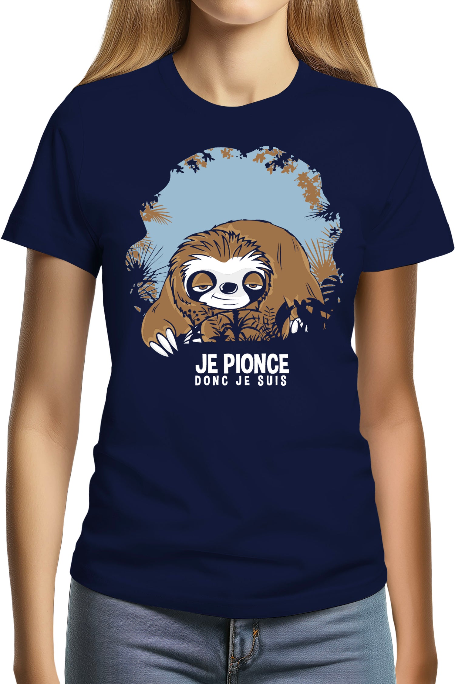 T-Shirt Femme Je pionce donc je suis