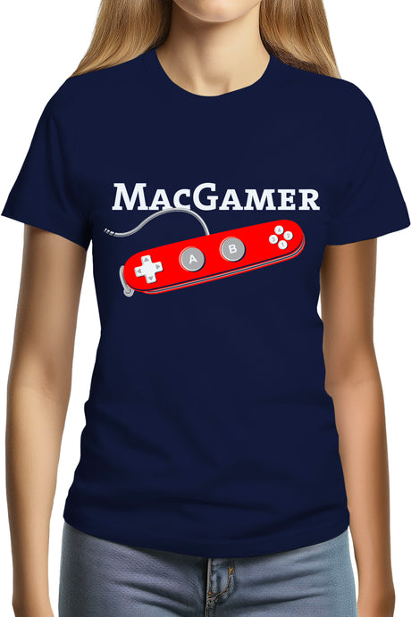T-Shirt Femme La manette de Mac Gyver