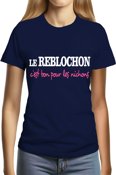 T-Shirt Femme Le reblochon nichons