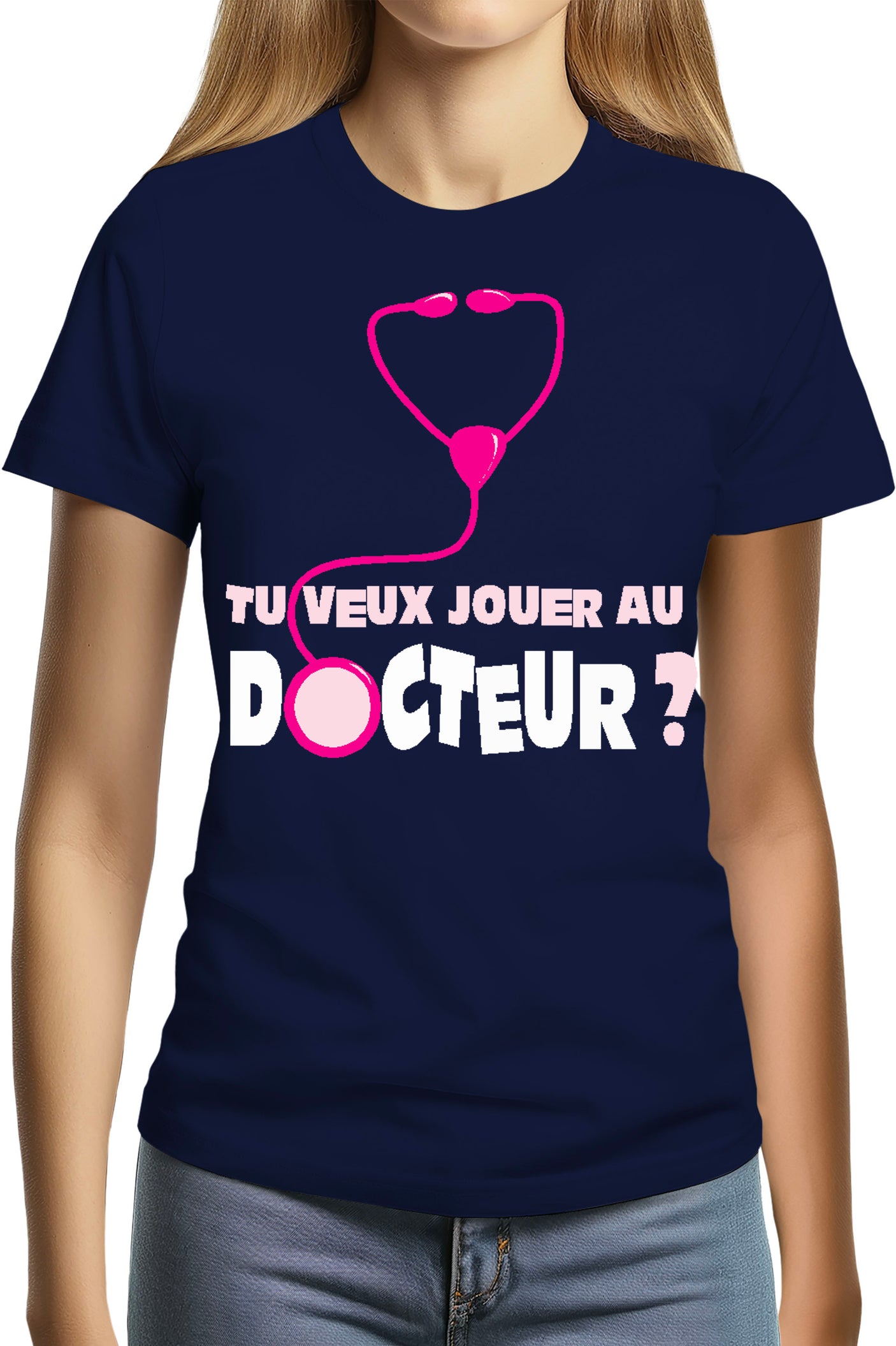 T-Shirt Femme Tu Veux Jouer Au Docteur